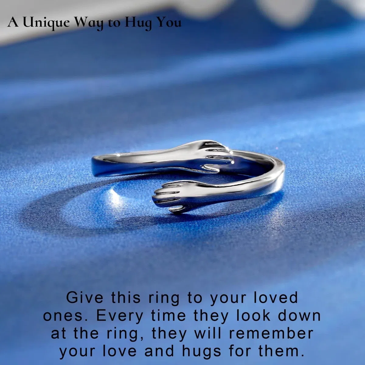 Yesteel Anillo de plata de ley 925 para mujeres, adolescentes, niñas, anillo ajustable, joyería para el día de la madre, regalos de cumpleaños para hijas, mamá, hermana, esposa, amigos, abuela