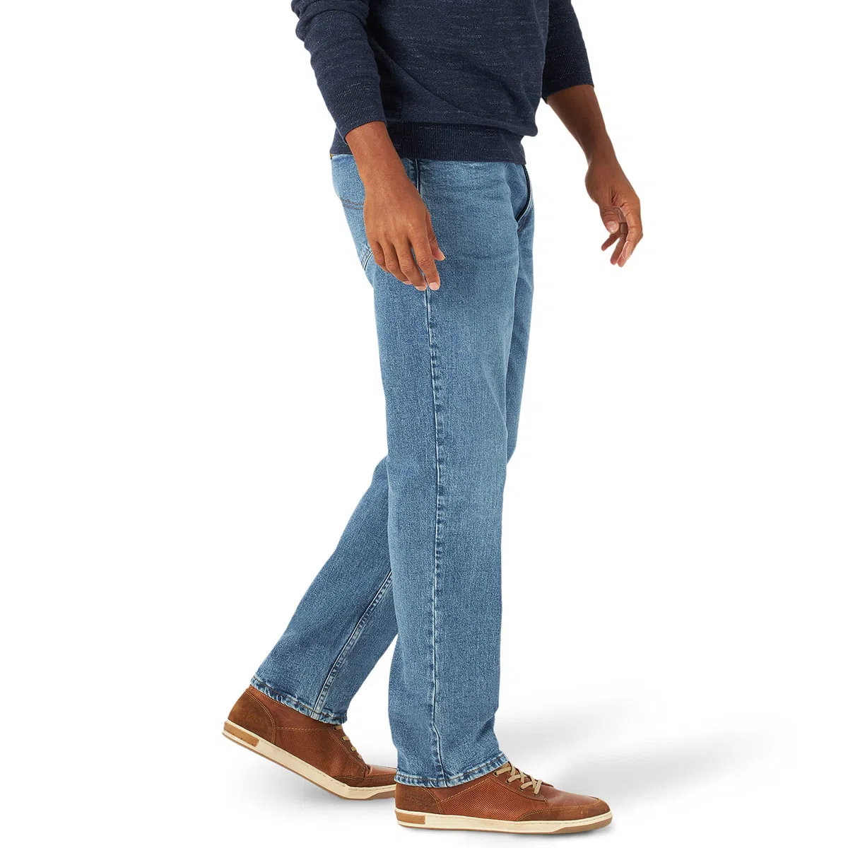 Lee Legendary Pantalones Vaqueros para Hombre, Corte Holgado y Rectos, Azul Verdadero, 34W x 30L