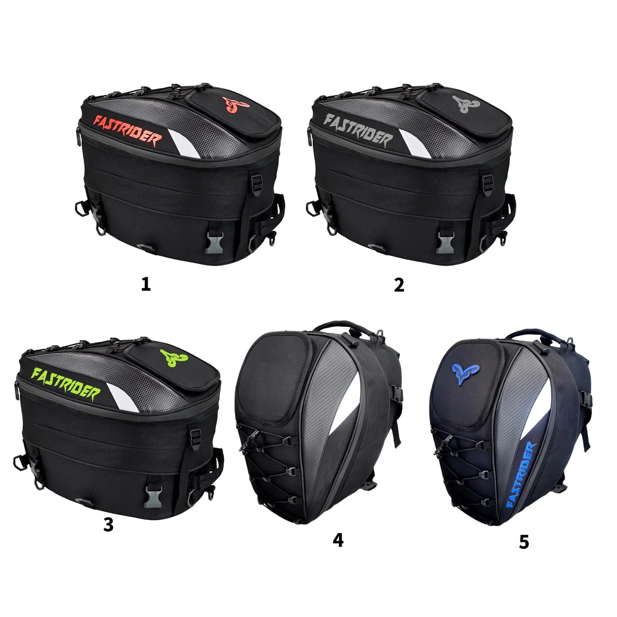 Bolsa Trasera Casco Almacenamiento Multiusos Mochila de Equitación para Asientos Traseros Gran Capacidad Impermeable Para El Trabajo Diario