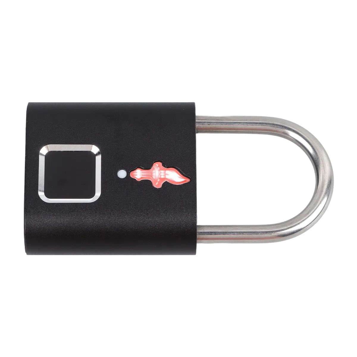 Candado de huella digital inteligente, candado de seguridad sensible con reconocimiento de 360 ​​°, 508DPI, para equipaje, mochila de viaje, aleación de aluminio ABS