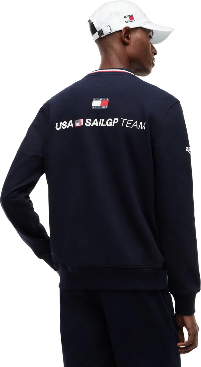 Tommy Hilfiger Us Sailgp Replica Crewneck Mw0mw44685 Sudadera sin Botones Hombre