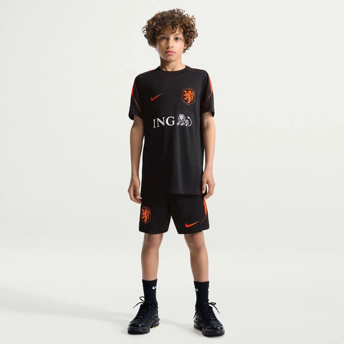 Nike Niederlande Strike Nike Football Dri-fit Kurzarmshirt Für Ältere Kinder Camiseta de Manga Corta Unisex niños