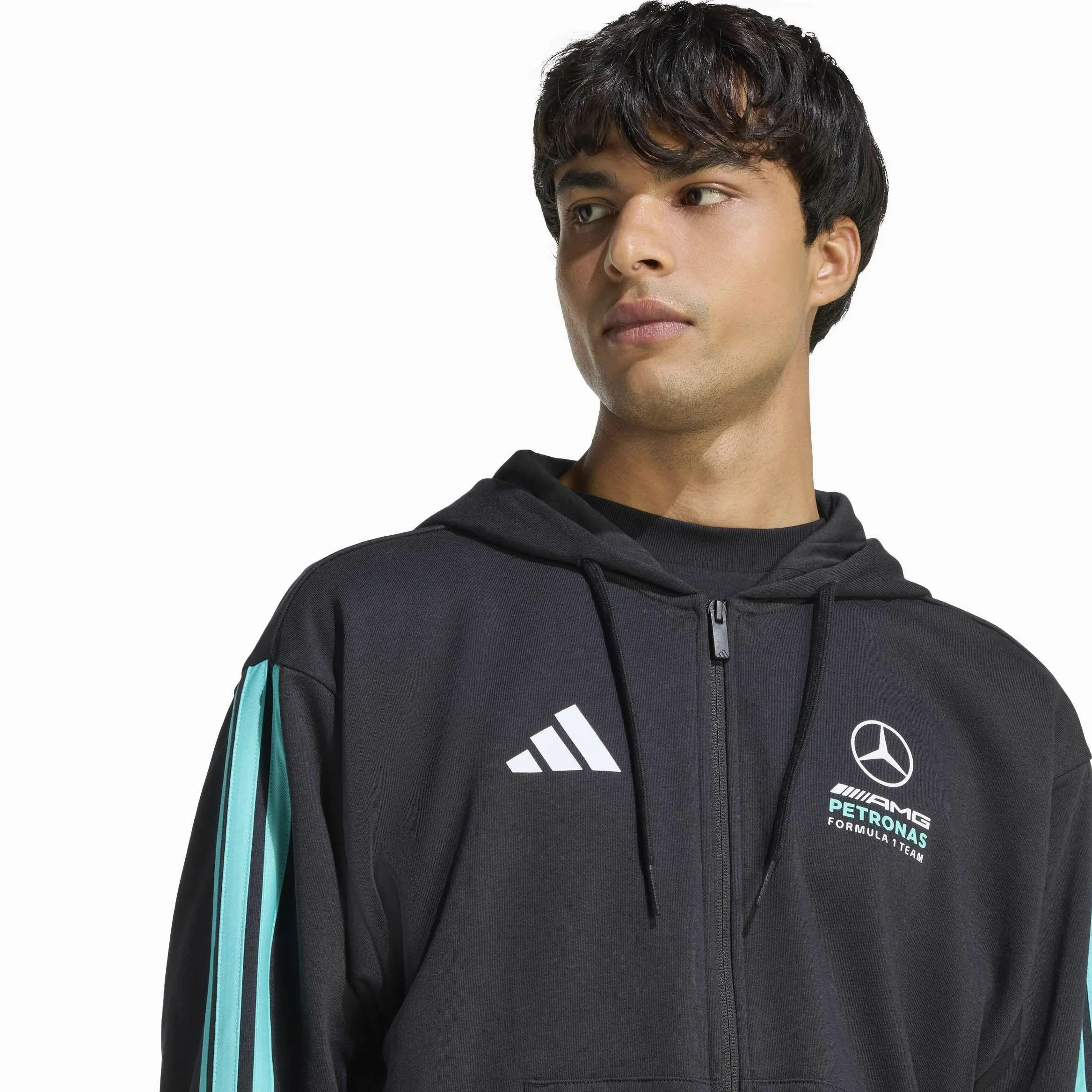 adidas Mercedes - Amg Petronas Formula 1 Team DNA Full Zip Hoody Hoodies Hombre