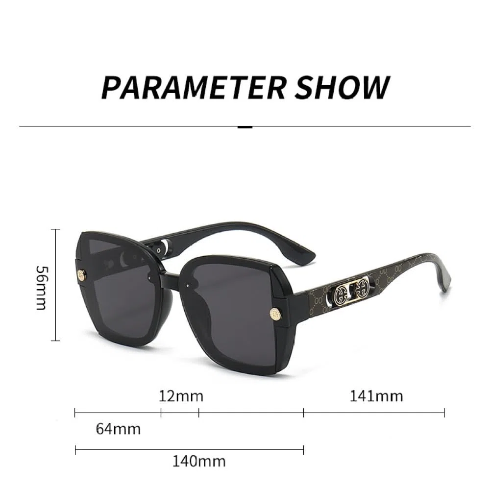 Gafas de sol cuadradas Hombres Mujeres Gafas de sol de viaje Retro UV400 Gafas de sol de moda Gafas de sol unisex