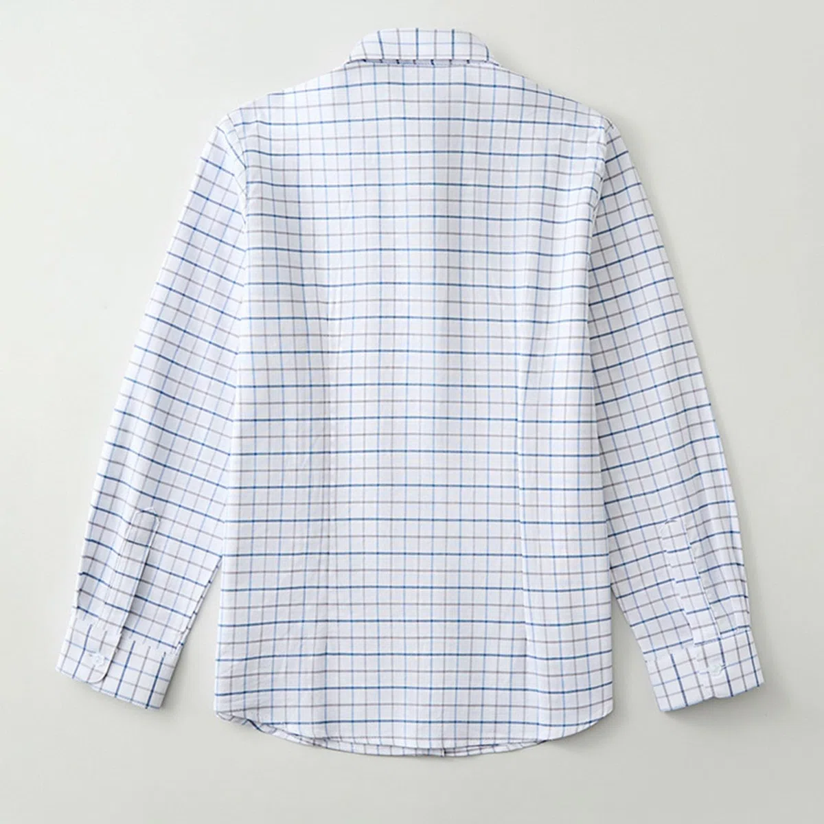 Camisa a cuadros de manga larga con botones para niñas, para la escuela, clásica, transpirable, suave, casual