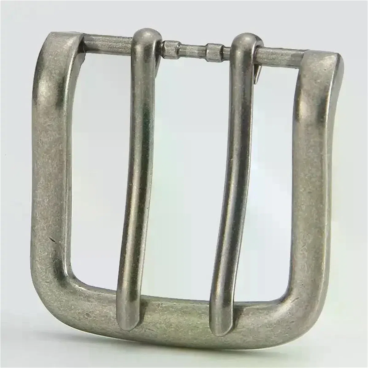 10piece 40mm Metal Belt Buckles para Cinturones | Double Pin Buckle End Bar Fit For 37mm-39mm Leather Belt Craft Parts