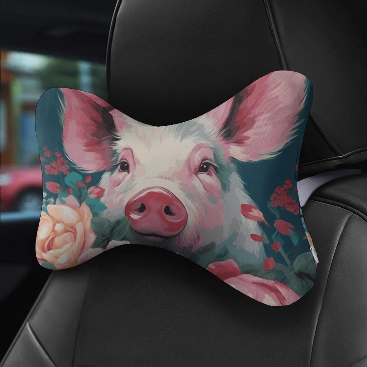Almohada sonriente (11), núcleo de almohada de espuma viscoelástica, cojín, proporciona apoyo para el cuello, almohadas de coche para viajes y oficinas en casa.