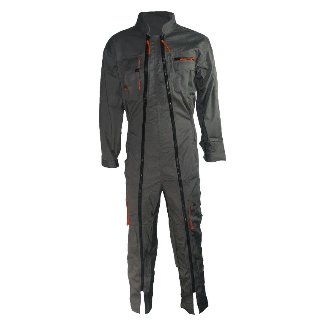 Delta plus vestuario laboral - Buzo 2 cremallera 65/35 poliester algodón gris xxxl