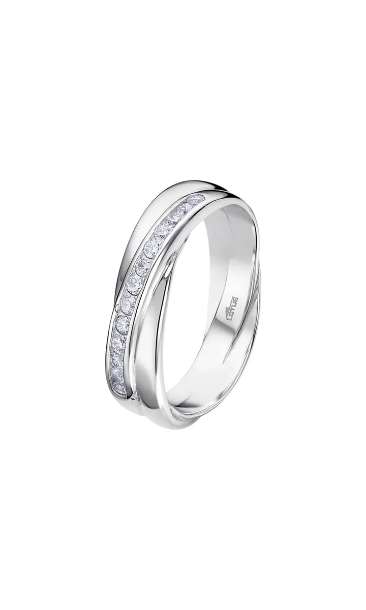 LOTUS SILVER Anillo Plata Mujer Plata de Ley 925 | Diseño Ergonómico y Ajuste Perfecto LP3448-3/118, Ideal para Regalo de Cumpleaños, Aniversario, San Valentín, Anillos Mujer