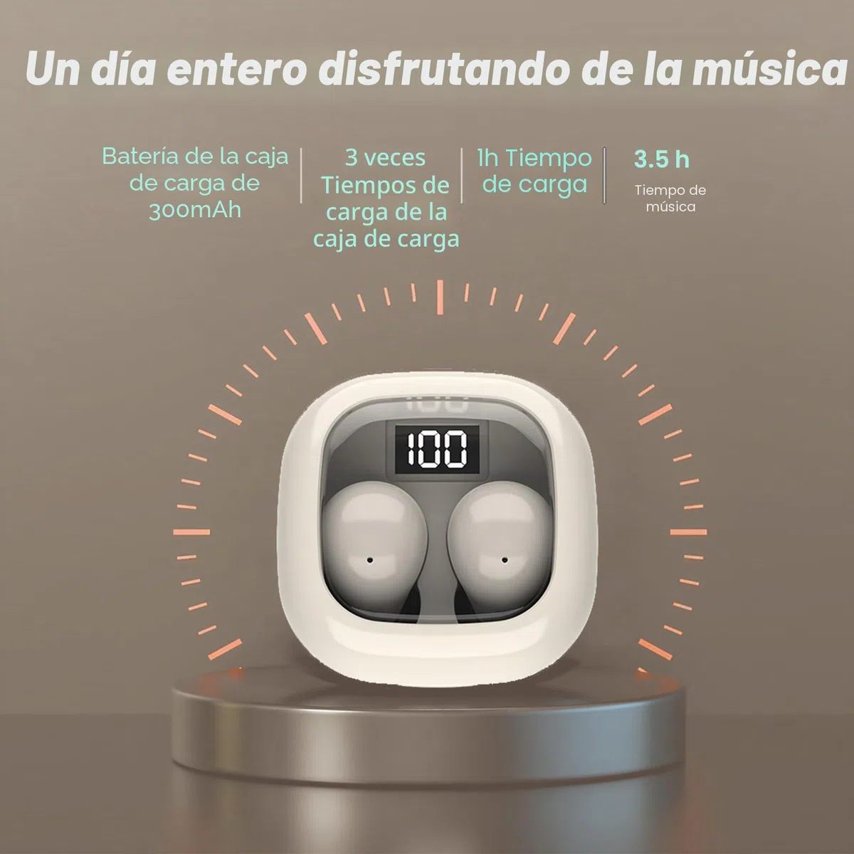 Mini auriculares Bluetooth inalámbricos para dormir