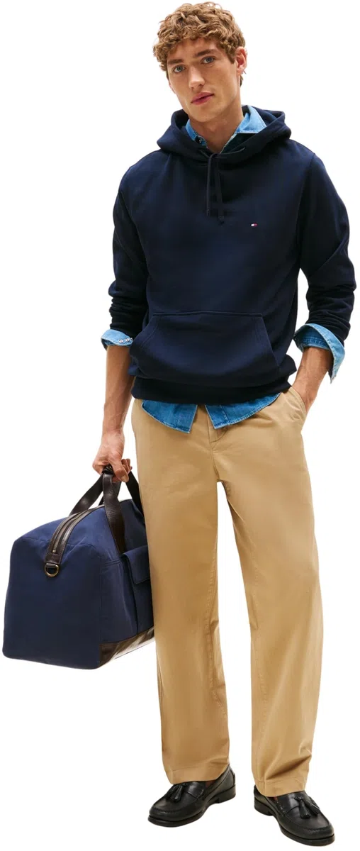 Tommy Hilfiger Essential Terry Hoody Mw0mw37235 Sudadera con Capucha Hombre