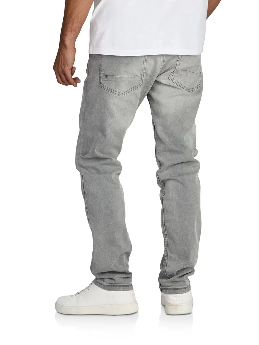 riverso Pantalones vaqueros para hombre RIVChris Straight Fit Jeanshose Algodón Denim Stretch Negro Azul Gris w29 w30 w31 w32 w33 w34 w36 w38
