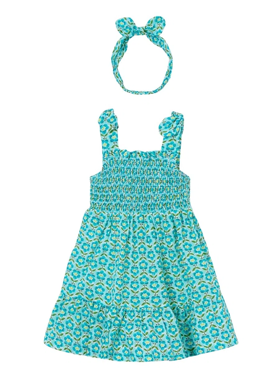 Mayoral Vestido Estampado Banda para niña Oceano