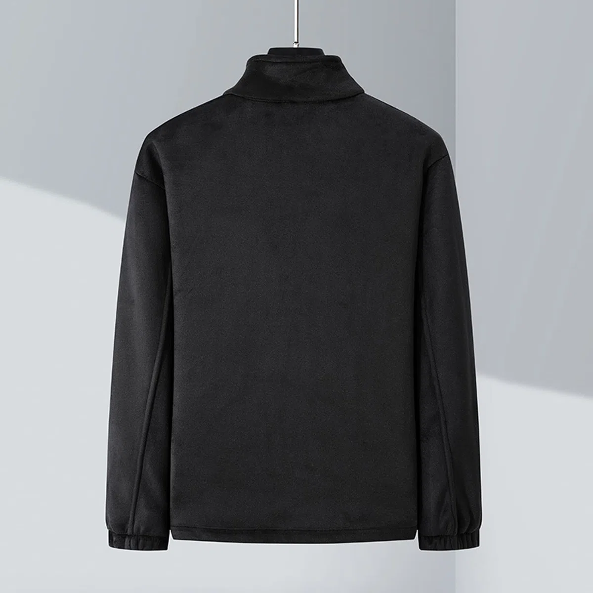 Chaqueta de lluvia para hombre, impermeable, cortavientos, compacta, plegable, ligera, chaqueta de ocio, cortavientos resistente, ideal para ciclismo y senderismo, Negro , L
