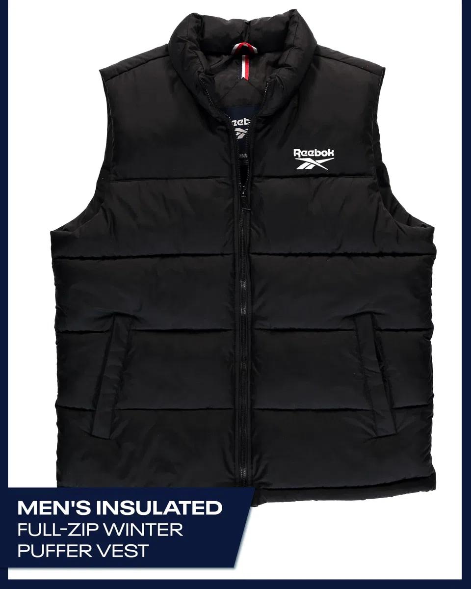 Reebok M Midweight Puf Vest Chalecos Hombre (Pack de 1)