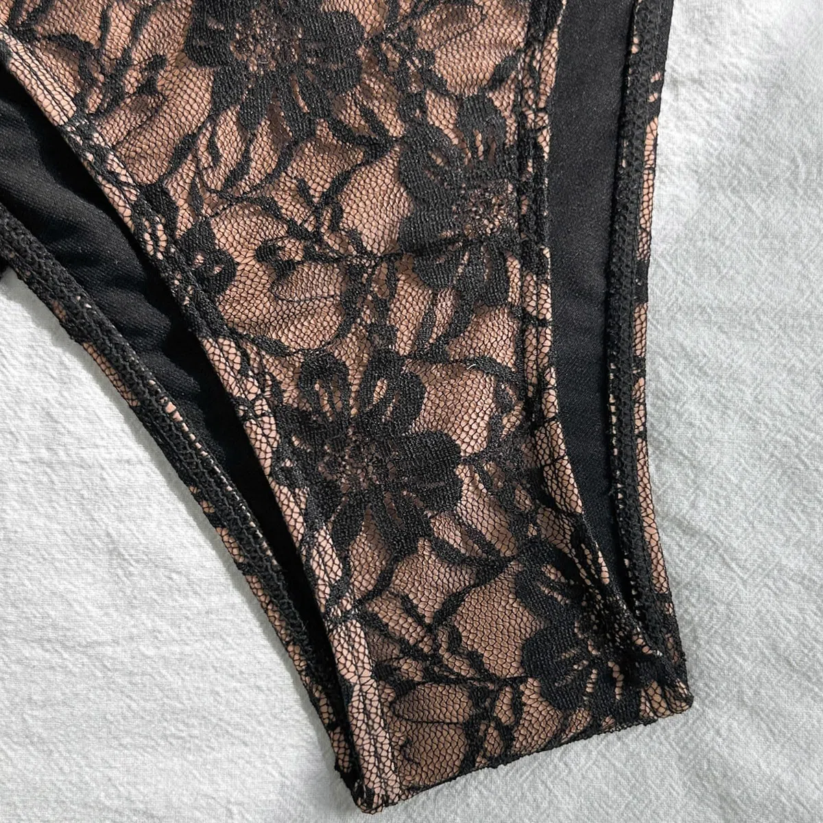 Generisch Conjunto de bikini para mujer, traje de baño, traje de baño de dos piezas, tankini con pantalones de corte alto, camiseta para la playa