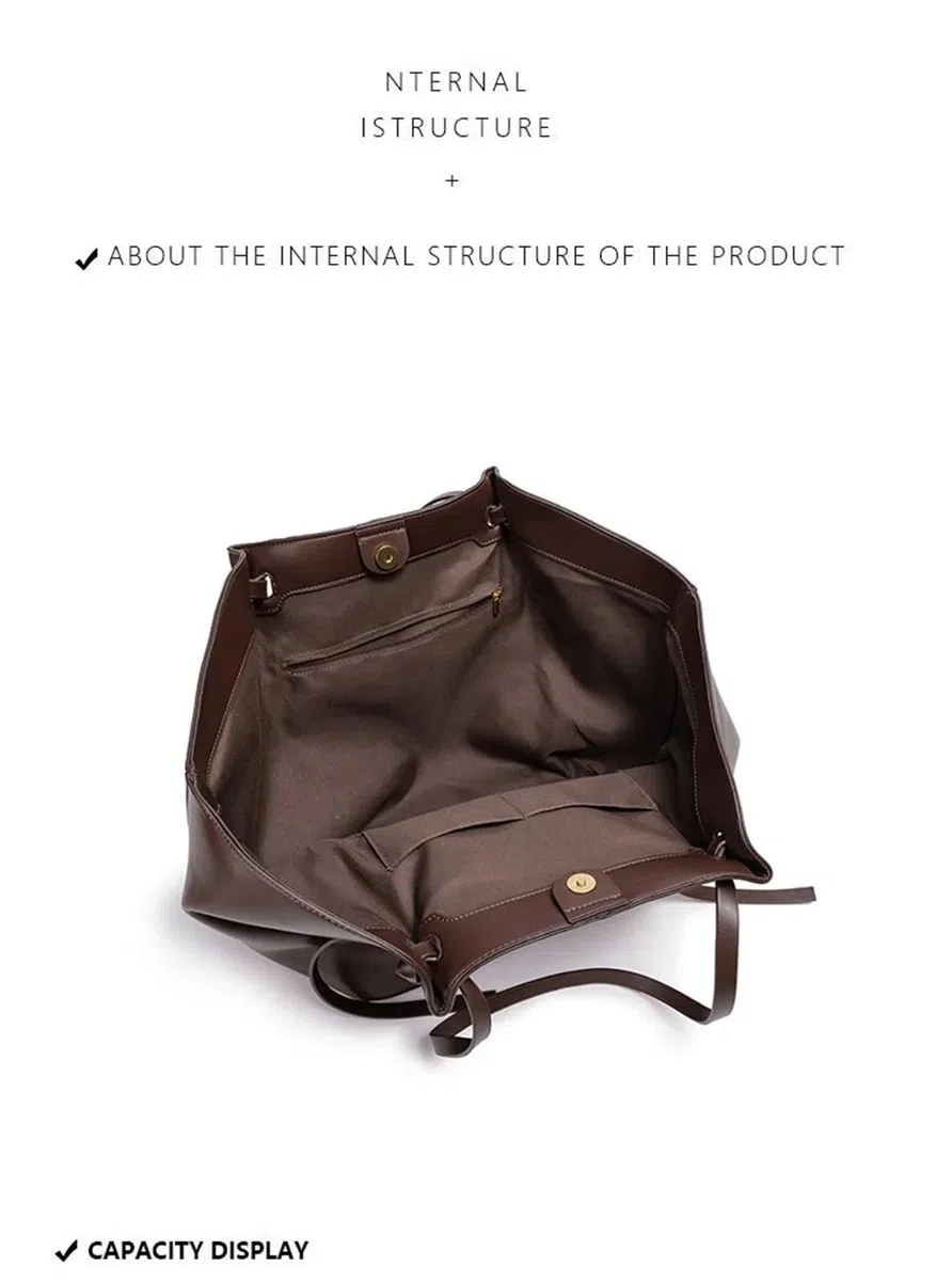 Bolso Piel Mujer Bolso de mano for mujer, piel sintética, gran capacidad, for la axila