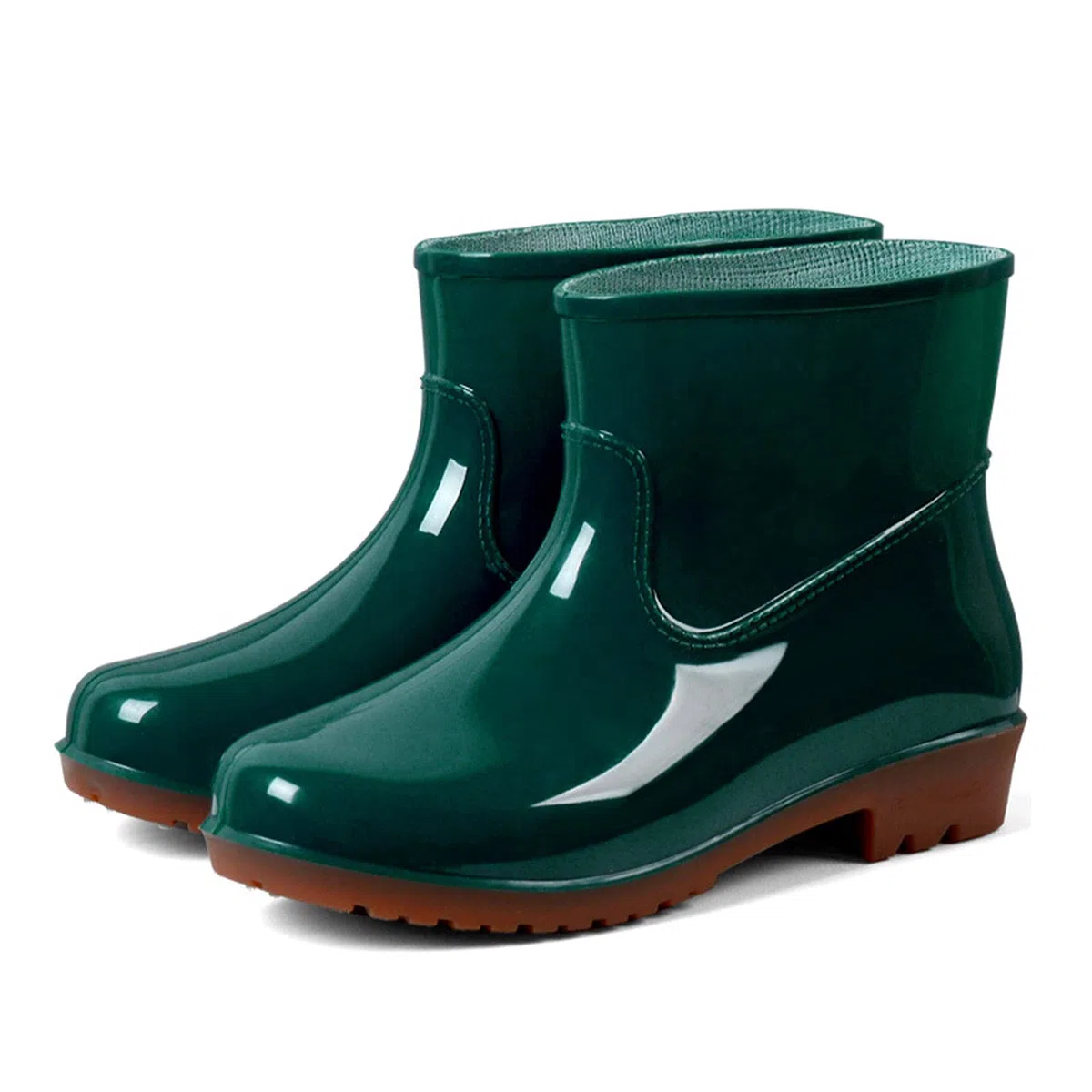 Botas de goma cortas para mujer, botas de lluvia, impermeables, botines de goma, botines de goma, botas de agua, botas de agua, botas de agua, botas de agua, antideslizantes, talla 37-41