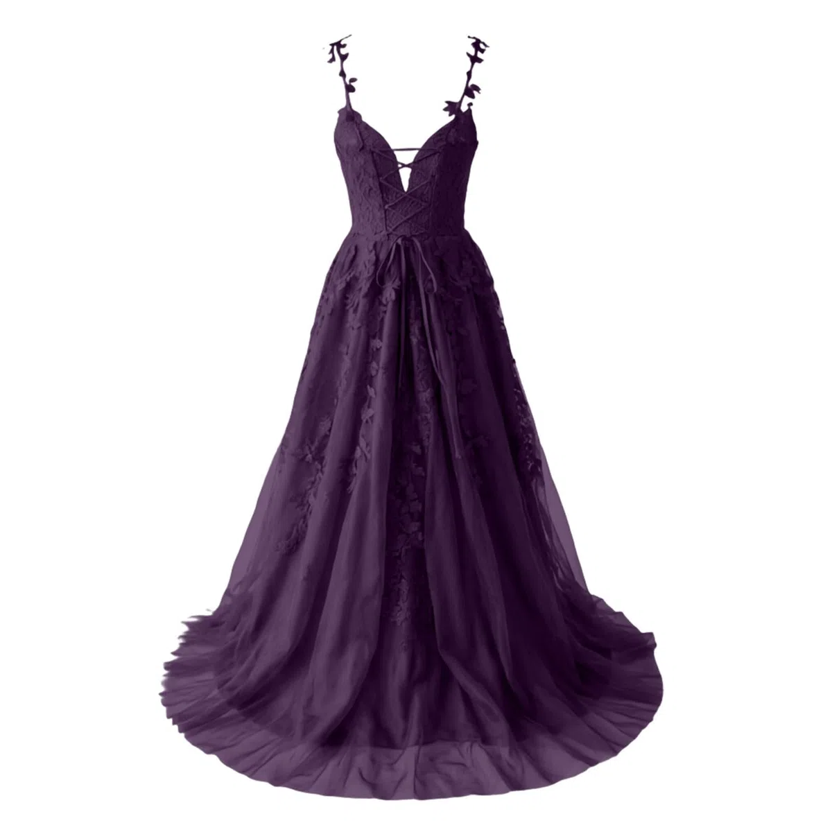 Vestido de noche largo para mujer, vestido de baile, encaje, apliques de cóctel, cuello en V, vestido de graduación, vestido de tul, vestido de fiesta, vestido de fiesta, vestido largo de encaje