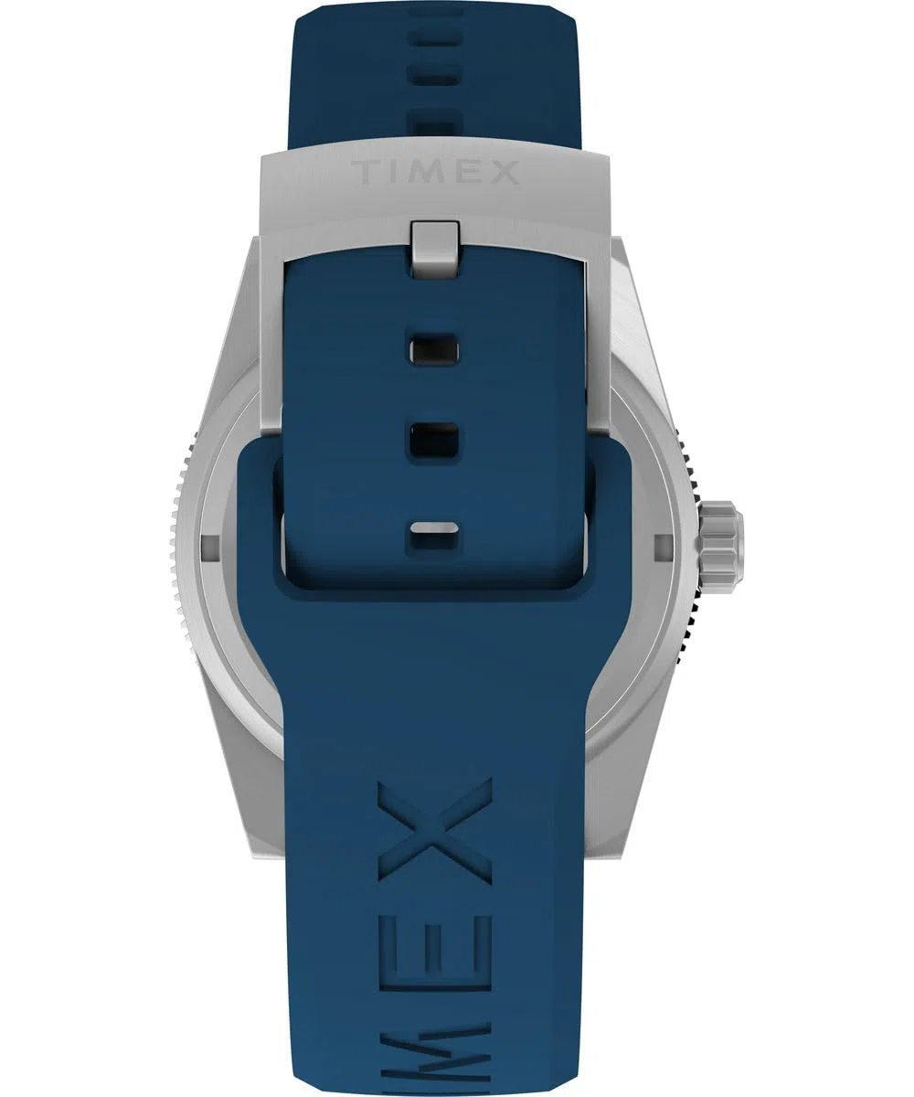 Timex Men's Analogue Quartz Watch with a Rubber Strap Deep Water Reef