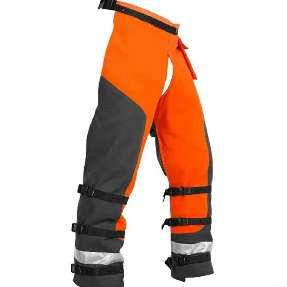 HpLive Chaps de protección contra cortes de 9 capas con cinturón ajustable, pantalones de protección unisex para corte y tala (L)