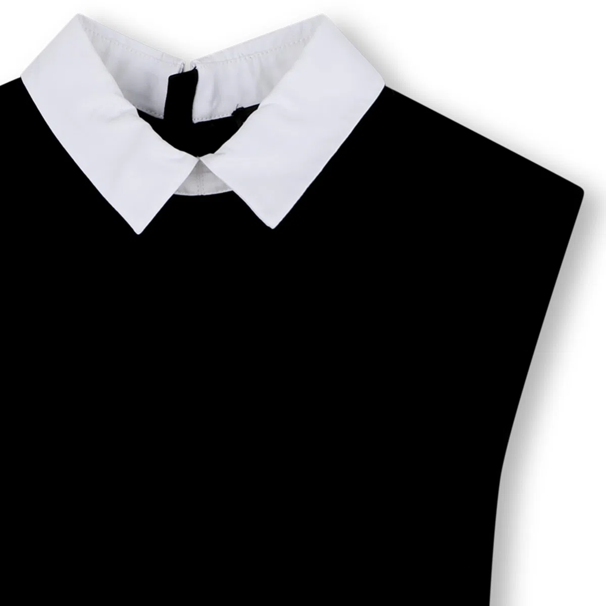 Karl Lagerfeld Vestido para niña, Negro, 14 años
