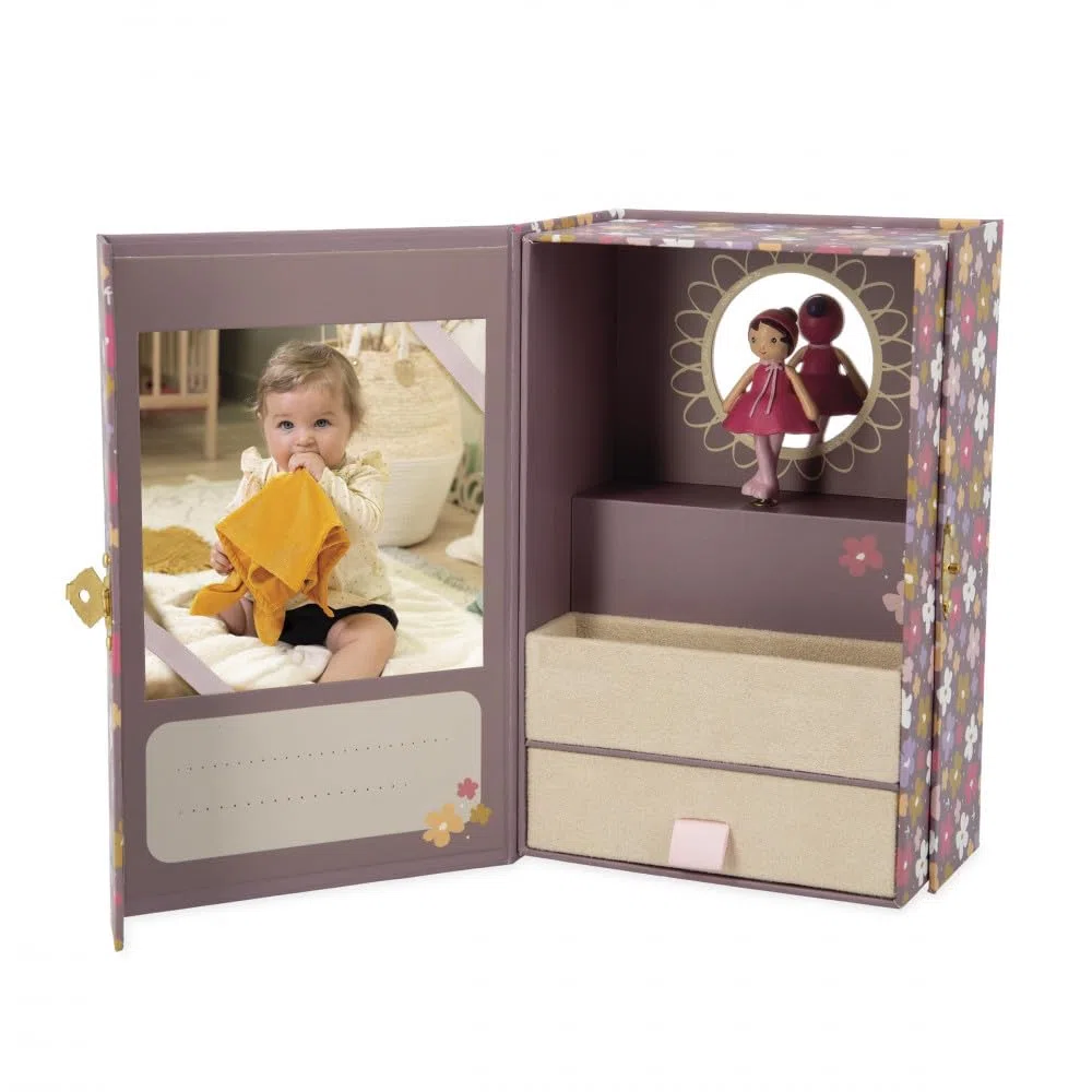 KALOO Tendresse Mi Caja de Música Emma Melodía Lago de los Cisnes Caja de música para niños Personalizable con Bailarina Estímulo Musical A Partir de 3 años, K200006