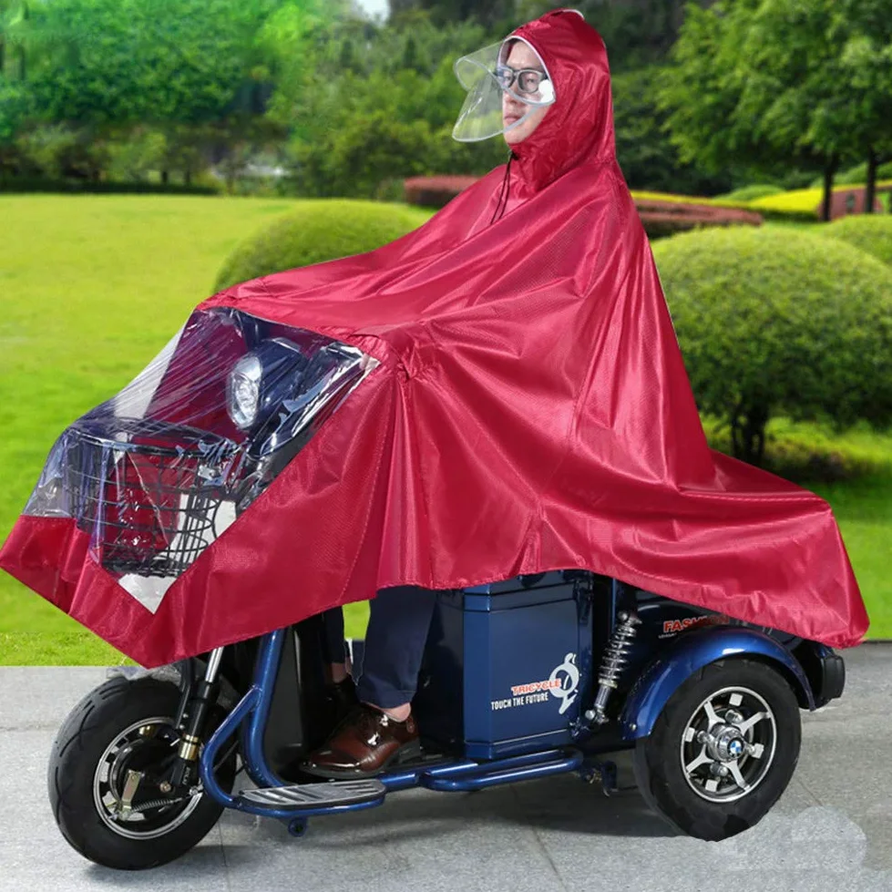 Funda para scooter de movilidad Chubasquero, impermeable for bicicleta eléctrica, impermeable for ciclismo, impermeable, capa grande for lluvia, scooter de movilidad, impermeable for motocicleta, prot