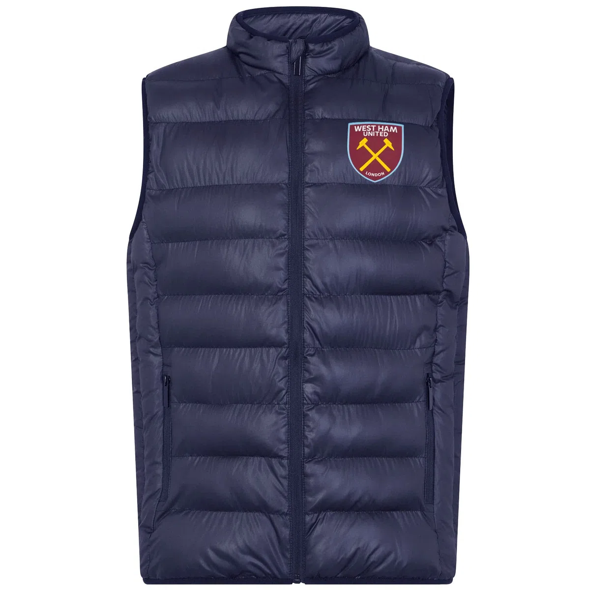 West Ham United FC - Chaleco acolchado oficial - Para hombre
