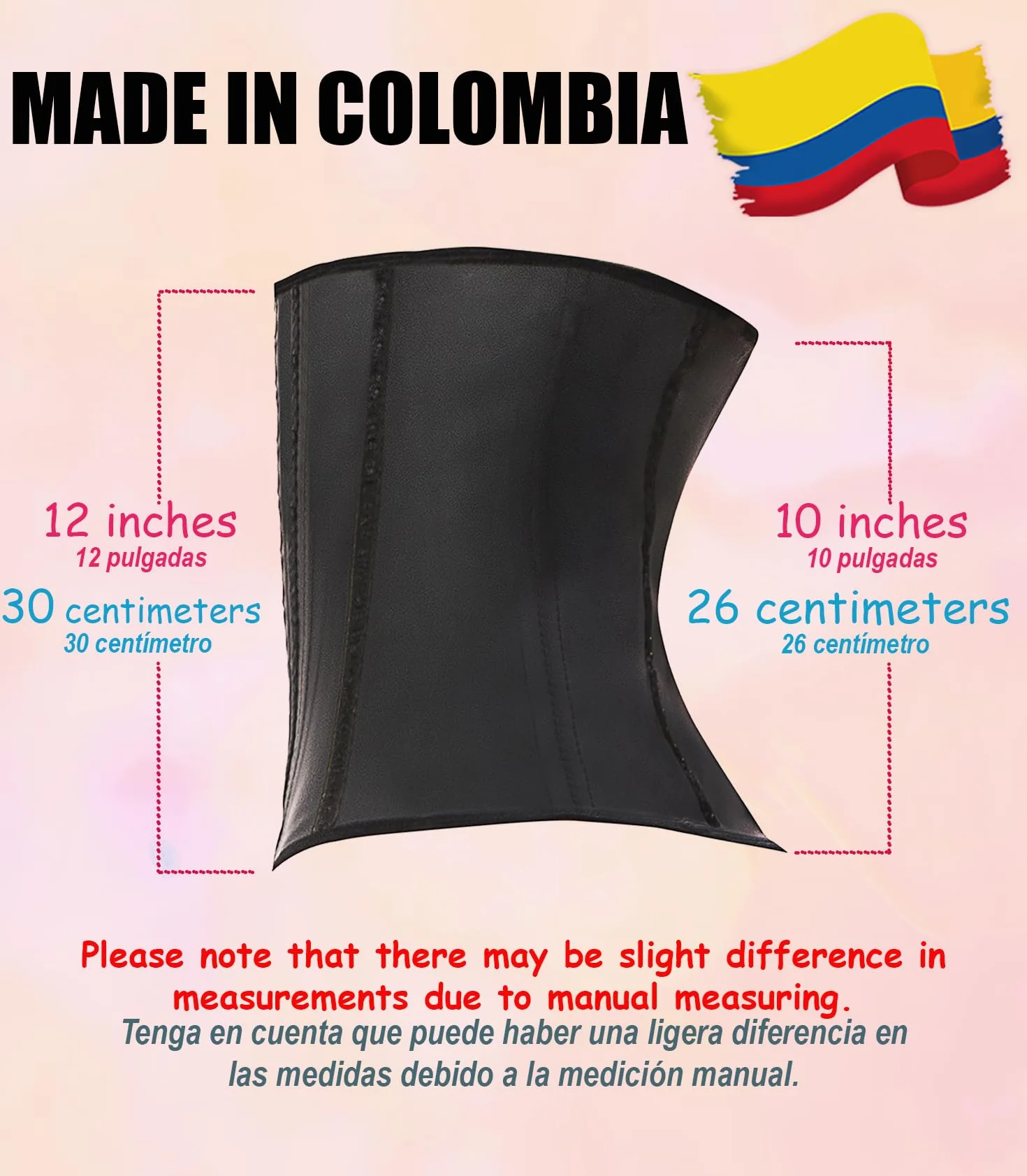 Lady Slim Faja - Corsé ceñido Reductor de Cintura para Silueta de Reloj de Arena