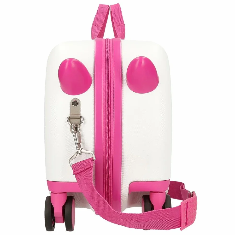 Hello Kitty Girl Gang Maleta Infantil Rosa, Rígida, 4 Ruedas | Equipaje Mano
