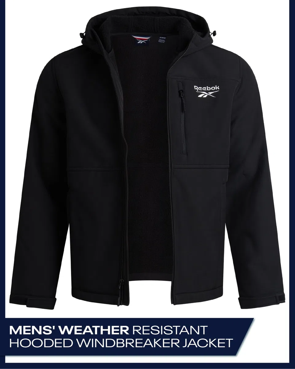 Reebok M Sherpa Softshell Chaquetas de forro polar Hombre (Pack de 1)