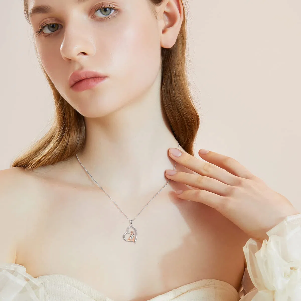 Collar de música HARMONY BOLA, plata de ley 925, con colgante de bailarina/violín/piano, joyería musical, regalos de cumpleaños para mujeres y niñas, Plata esterlina