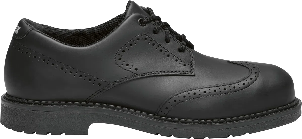 Uvex 1 Zapatos de seguridad con puntera de acero, zapatos de trabajo resistentes y transpirables S3 SRC, unisex, color negro, talla 47