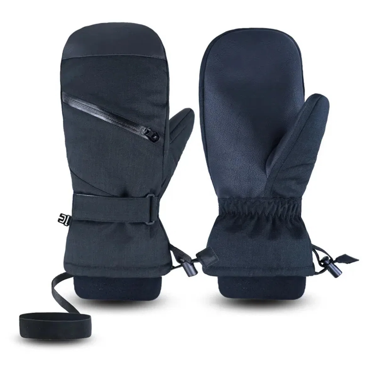 Guantes de esquí Invierno 5 Dedos con Forro Polar, for Snowboard, Pantalla táctil, térmicos, Gruesos, for Nieve, for Hombre y Mujer, for Moto, cálidos para Clima Frio