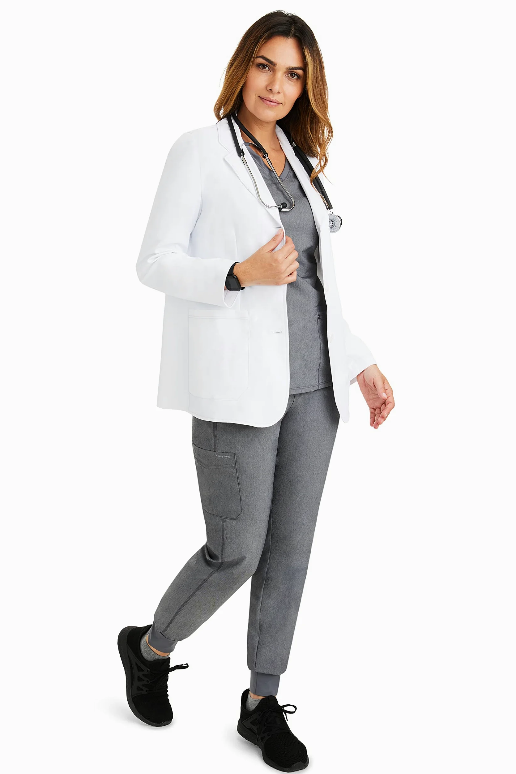 Healing Hands Bata de laboratorio White Coat Collection 5160 Flo para mujer