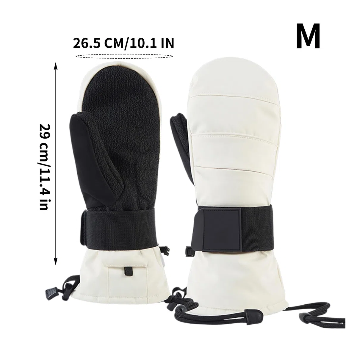 Guantes De Motocicleta Para Invierno | Manoplas Térmicas Para Pantalla Táctil, Con Protección De Muñeca Y Forro Polar Para Ciclismo | Para Hombres, Invierno, Moto, Esquí, Frío, Nieve, Actividades Al