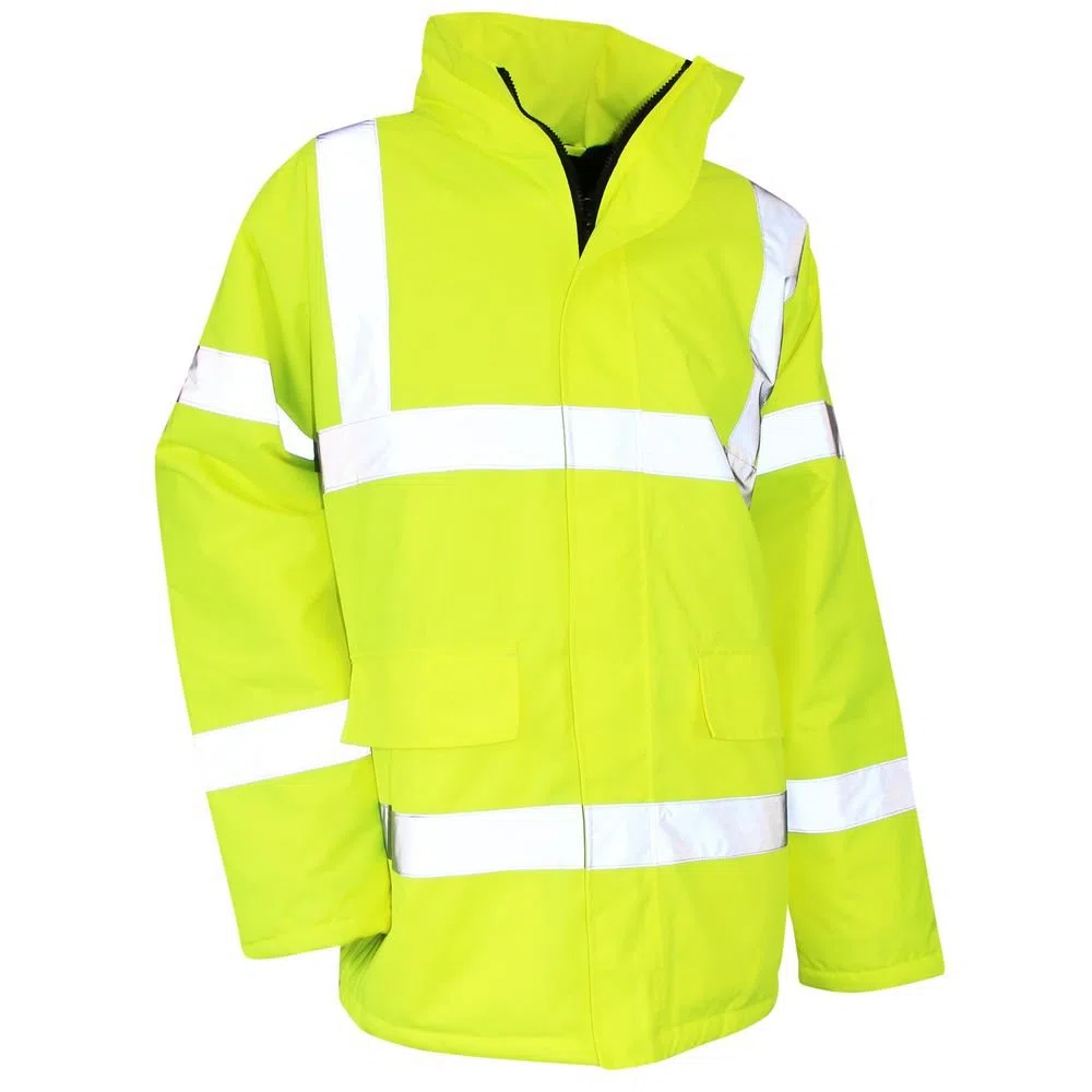 LMA 5019 SURETE - Parka de alta visibilidad impermeable, color amarillo fluorescente