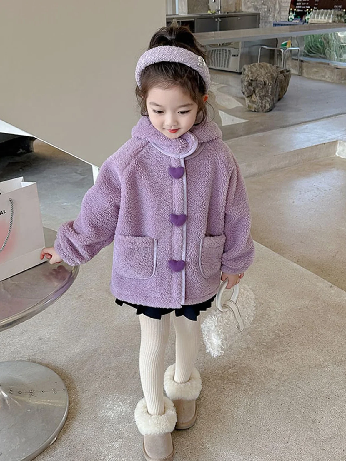 Miipat Bebés Niña Chaquetas y Abrigos Cremallera y Capucha Chaqueta Pequeño Niña Engrosada Chaqueta Térmica en Invierno Niños