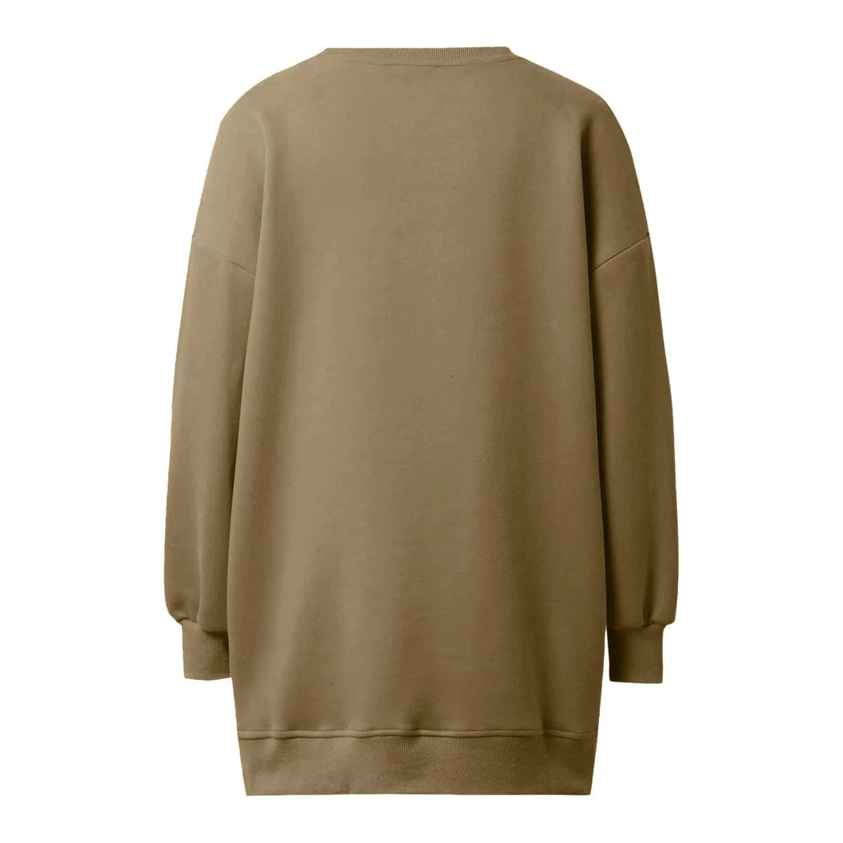 Sudadera Mujer Sin Capucha，Sudadera Informal de Manga Larga sin Capucha con Cremallera Frontal y Cuello para Uso Diario en Color sólido
