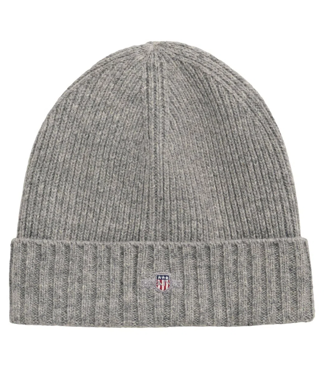 GANT Unisex. Gorro de Lana Shield - Boina Unisex Adulto