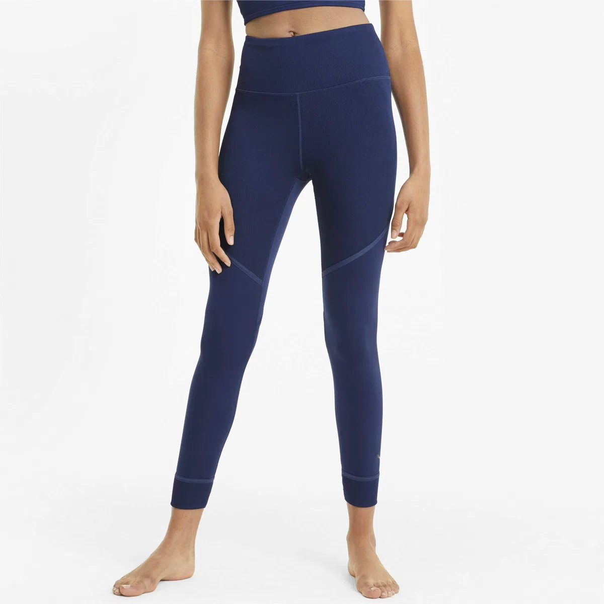 PUMA Studio Rib High Waist 7/8 Tigh - Mallas Deporte Mujer