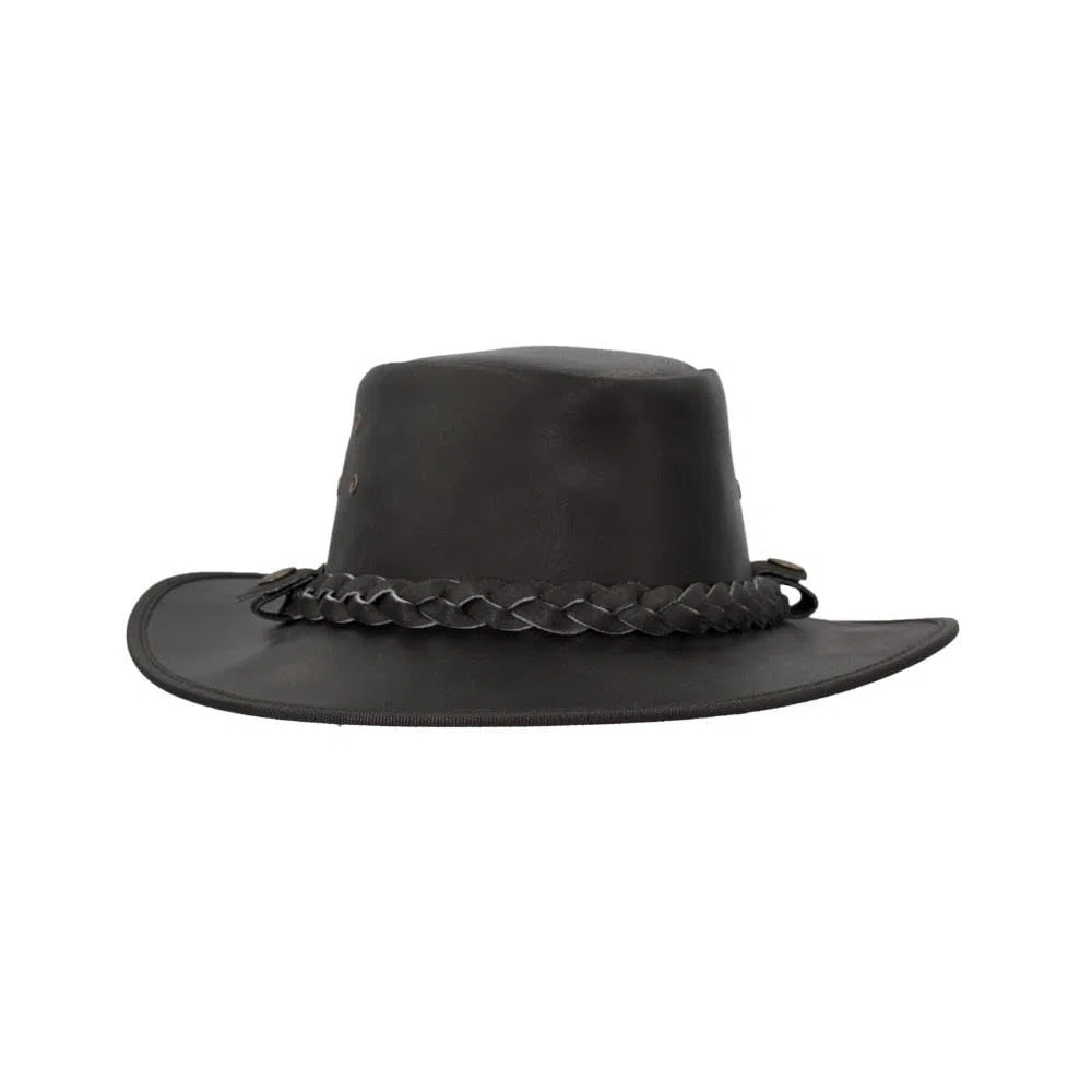 Walker and Hawkes Traveller - Sombrero de Vaquero con Adorno Trenzado - Cuero de Vacuno