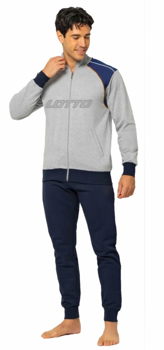 Lotto - Chándal de felpa perchada para hombre y niño (varios modelos), chándal deportivo de algodón afelpado