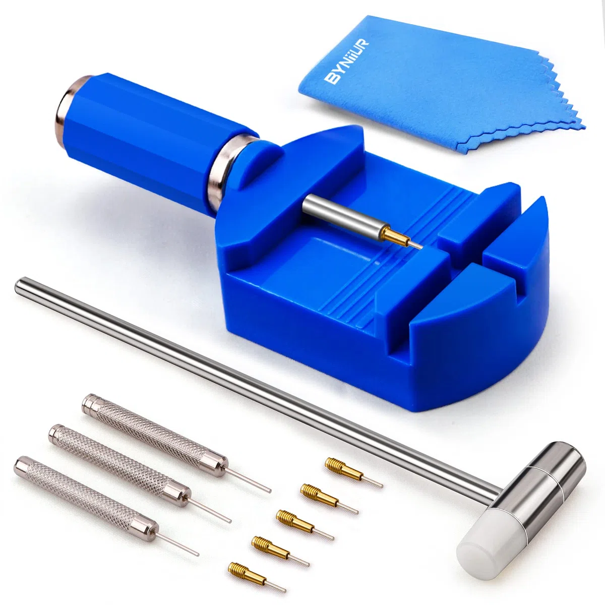 AUTOXEL - Kit de reparación de correa de reloj con pasadores extra para correa de reloj
