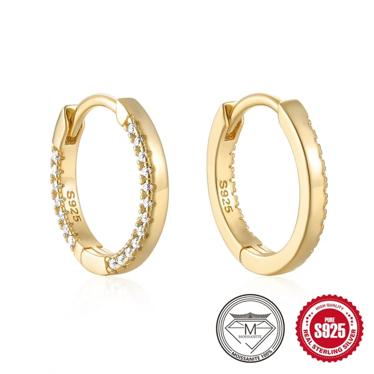 Pendientes para aniversario de boda, pendientes de aro de plata 925 para mujer, uso diario, festivo, elegante, regalo para fiestas de cumpleaños, otoño, dulzura