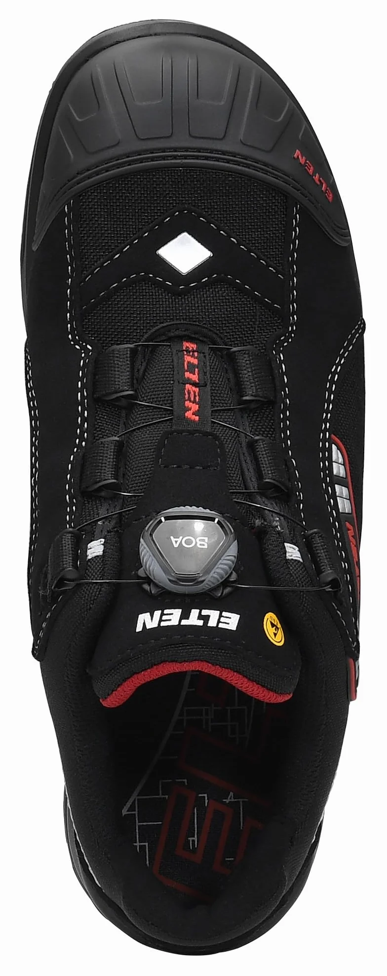 ELTEN SENEX XXT Pro Boa ESD S3S, Zapatos de Seguridad para Hombre, Ligero, Puntera de plástico, Material Superior: Textil, Forro Interior: Textil (Transpirable), Talla 45