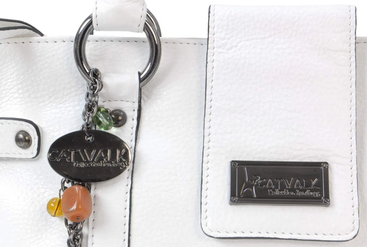 Catwalk Collection Handbags - Bolso de cuero para mujer