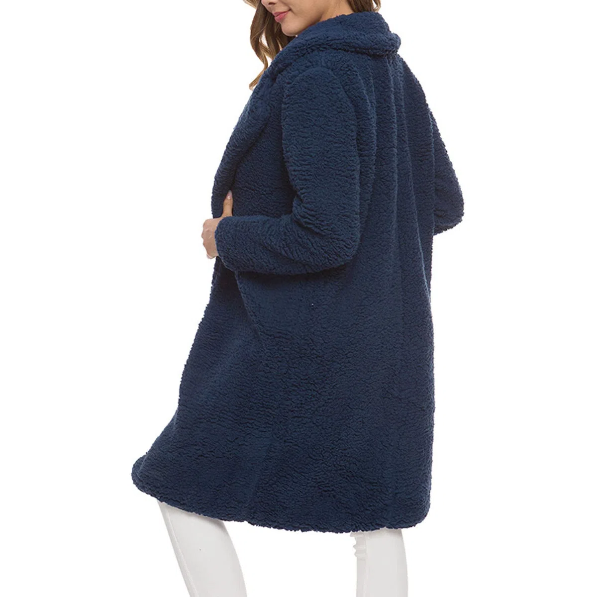 Chaqueta Mujer Invierno Abrigos De Cazadora Forro Polar，Abrigo forro polar para mujer con cremallera diseño de manga larga y corte clásico ligero ideal para el día a día