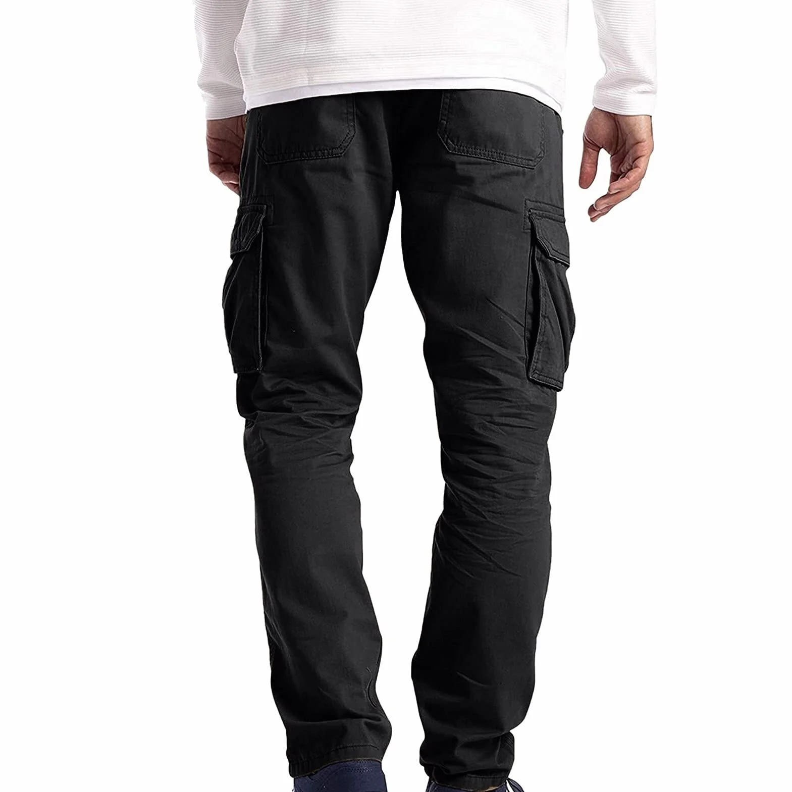 LINGHUI Hombres Chicos Regular Slim Fit Denim Joggers Pantalones Casuales Pantalones De Algodón Pantalones Chinos De Hombre Pantalones Casuales Slim Fit Pantalones Pantalones Ocio